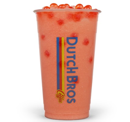 Dutch Bros Poppin’ Boba Berry Lemonade -Blended