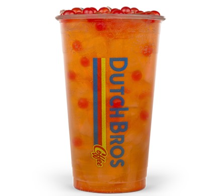 Dutch Bros Poppin’ Boba Fire Lizard Rebel