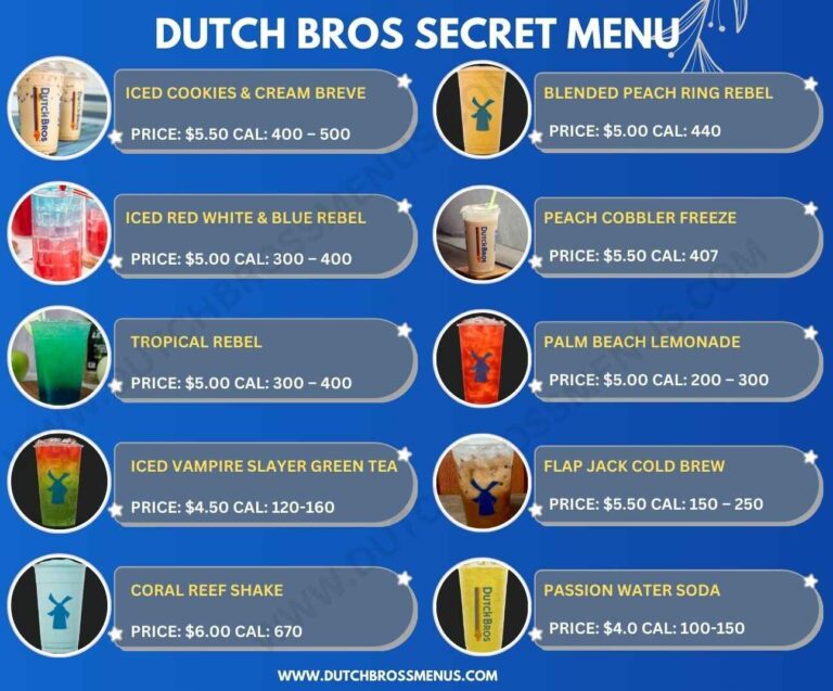 Dutch Bros Secret Menu